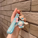 2 st barnnyckelringar, Cinnamoroll-nyckelring, nyckelbricka tillbehör