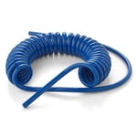 Spiralslang 4m blå oarmerad PUR slang 8x12mm. Cejn