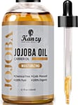 Kanzy Jojoba Oil Organic Cold Pressed 100% Pure 120ml Unrefined Hexane Free Car