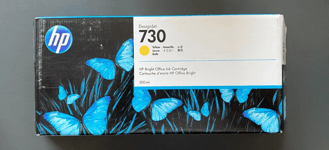 Genuine HP 730 Ink - YELLOW 300ML / DESIGNJET T1600 T1700 T2600 (INC VAT) BOXED