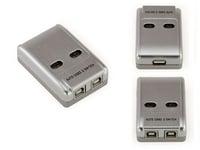 KALEA-INFORMATIQUE Boitier de partage USB 2.0 AUTOMATIQUE type switch 2 ports, compatible Imprimantes