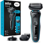 Braun Series 5 Electric Shaver, with Beard Trimmer, Charging Stand, Wet & Dry, 1