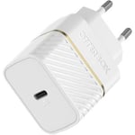 OtterBox Lightning to USB-C 20W Wall Charger + Cable Fast Charge - White