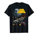 Star Wars Millennium Falcon Battle Graphic T-Shirt T-Shirt