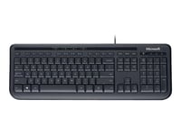 Microsoft Wired Keyboard 600 - Clavier - USB - Suisse Allemand - noir