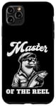 iPhone 11 Pro Max Cool Fisherman Otter Loves Fishing Fish, Master of the Reel Case