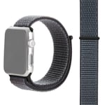 Apple Watch Ultra/Ultra 2 49mm etc Klockarmband med Kardborreband - Grå grå