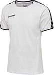 hummel Men's hmlAUTHENTIC Training Tee T-Shirt, White, 2XL