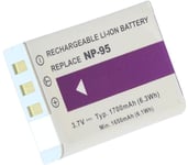 Batteri till NP-95 för Fujifilm, 3.6V (3.7V), 1700 mAh