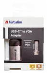 Verbatim USB-C to 1080p Full HD VGA Adaptor