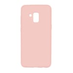 Mobilskal Silikon Samsung A8 2018 Färg Rosa