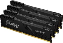 Fury Beast Black 4x16GB DDR4 3200MHz DIMM CL16 KF432C16BB1K4/ 64