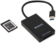 Memory UK New 120GB (128GB pre format) 5x TOUGH XQD High Speed G-Series Flash Memory Card ver.2020 with XQD USB 3.0 Reader (Read 440MB/s and Write 400MB/s) - QD-G120F-20USB