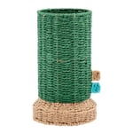 Villa Collection - Styles vase m/ glassbeholder 17x28 cm grønn