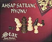 Staroyun1050224 11 x 13.5 x 4 cm Wooden Chessman No 1 Chess Set