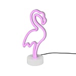 Flamingo bordslampa vit/rosa