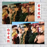 Ami0707 Classic Anime Poster Action Anime Retro Poster Painting Wall Art For Living Room/Bar Decor 42x30cm SkyBlue