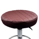 Renhe Round Stool Covers Round Seat Cushion Slipcover Bar Stool Seat Cover Barstool Cushion Cover Chair Protector Wine Red 33cm