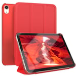 For Apple IPAD Mini 6 (2021) cover Smartcase Cover Stand Up Red