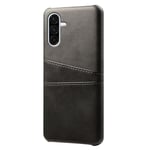 tectTech Samsung Galaxy A36 Snyggt skal med 2 kortfack, Svart