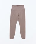 NIKE W ZENVY GENTLE-SUPPORT HIGH-WAISTED 7/8 LEGGINGS MINK BROWN/BLACK Dam MINK BROWN/BLACK