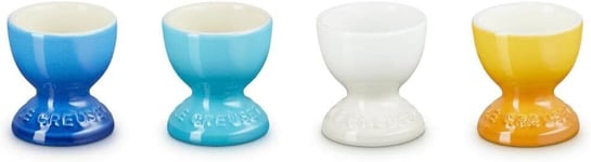 Le Creuset Set of 4 Egg cups with Foot, Riviera, 89066001219030 