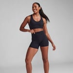 2XU Form Soft Touch Hi-Rise Kompressionsshorts för löpning – Optimal stöd och komfort, Stl. S/M, Svart