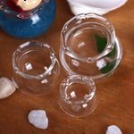 Miniature 1:12 Dollhouse Glass Fish Tank Transparent H 20mm