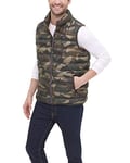 Tommy Hilfiger mensLightweight Down Quilted Puffer Vest Long Sleeve Down Vest - Multi - Large