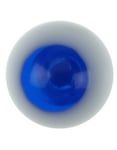 White and Blue Akrylkula till 1,6 mm Stång