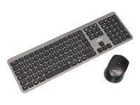 Non communiqué BLUESTORK Silent Office Pack - Ensemble clavier et souris sans fil 2.4 GHz gris métal boîte