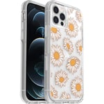 OtterBox Symmetry Clear Case for iPhone 12 / iPhone 12 Pro, Shockproof, Drop proof, Protective Thin Case, 3x Tested to Military Standard, Vintage Daisy