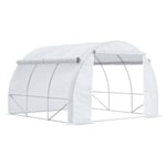 6 x 3 x 2 m Polytunnel Greenhouse Pollytunnel Tent with Steel Frame