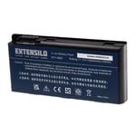 EXTENSILO Batterie compatible avec MSI GT660-i7-740QM, GT660R, GT660R-003, GT660R-004, GT660R-004US ordinateur portable (9000mAh, 11,1V, Li-ion)