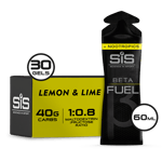 SiS Beta Fuel+ Nootropics Energigel Eske Lemon & Lime, 30 x 60 ml