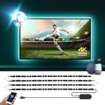 Lepro Smart LED TV Backlights, Led Strip Lights 2M for TV 32-65 Inch with Voice