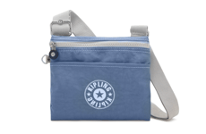 Kipling GIB Small Crossbody Bag With Front Pocket - Brush Blue C RRP £29.00