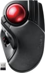Elecom M-HT1DRXBK Mouse Wireless Trackball Large 8 Button