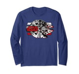 Star Wars The Last Jedi Millennium Falcon Dark Top View Long Sleeve T-Shirt