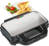 Deep Fill Toasted Sandwich Maker Grill Machine 4 Slice Triangles Andrew James