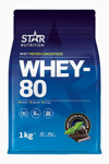 <![CDATA[Star Nutrition Whey-80 Myseprotein - 1 kg - Chocolate Mint]]>