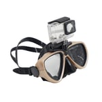 Diving Equipment Watersports Outdoors Diving Glasses Snorkeling Swimming Equipment Camera Diving Mask Anti-fog (Color : Beige) ANGANG