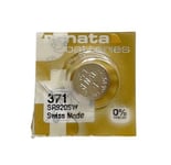 Renata 371 (SR 920 SW) Premium watch battery-Extended End of Life -EOL optimised