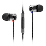 Soundmagic E10c In Ear Isolating Earphones With Mic - Black & Silver-