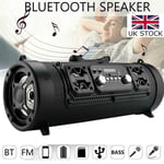 Portable Wireless Bluetooth Speaker Subwoofer HD Loud Bass HIFI Radio Stereo UK