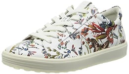 ECCO Women's Soft 7 Sneaker, Multicoloured White, 2.5 UK