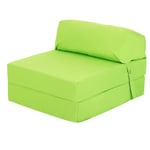 Ready Steady Bed Lime Fold Out Sofa Bed Futon Chair Guest Z bed Folding Mattress