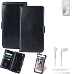 CASE FOR Xiaomi 12T Pro FAUX LEATHER + EARPHONES PROTECTION WALLET BOOK FLIP MAG