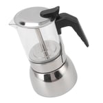 Electric Coffe Maker Glass Moka Pot Stainless Steel Heat Resnt Electric 300ML