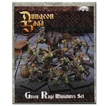Dungeon Saga: green Rage Miniatures Set